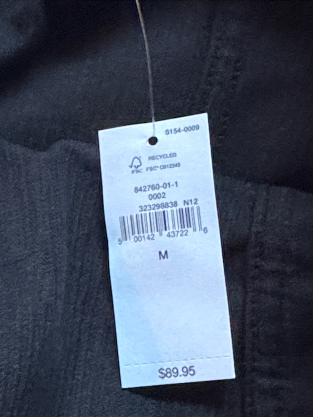 GAP Corduroy Strapless Mini Dress with Gold Front Buttons - Picture 9 of 9